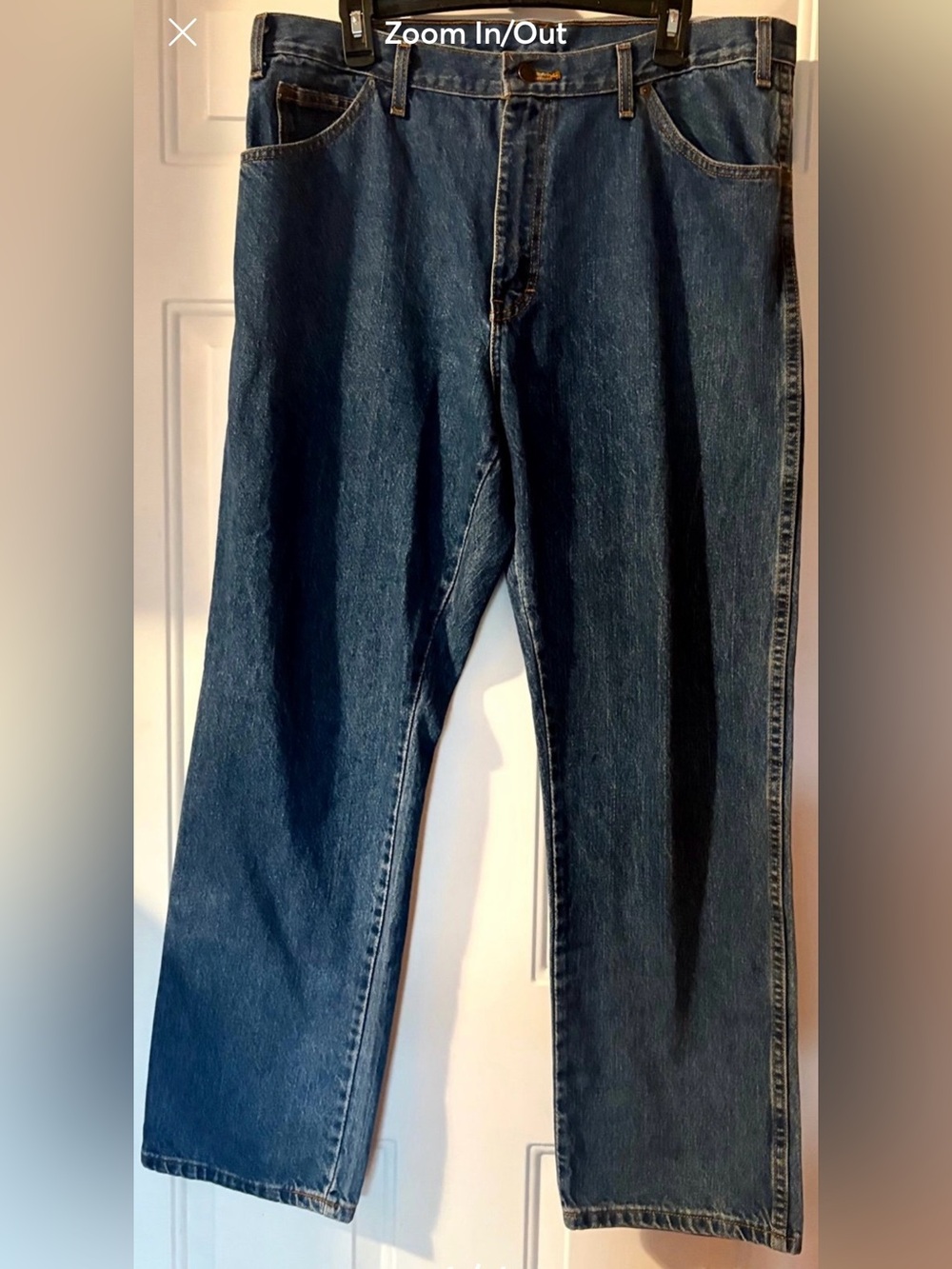 Dickies brand Men's Classic Straight Leg Blue Denim Jeans size 36x32